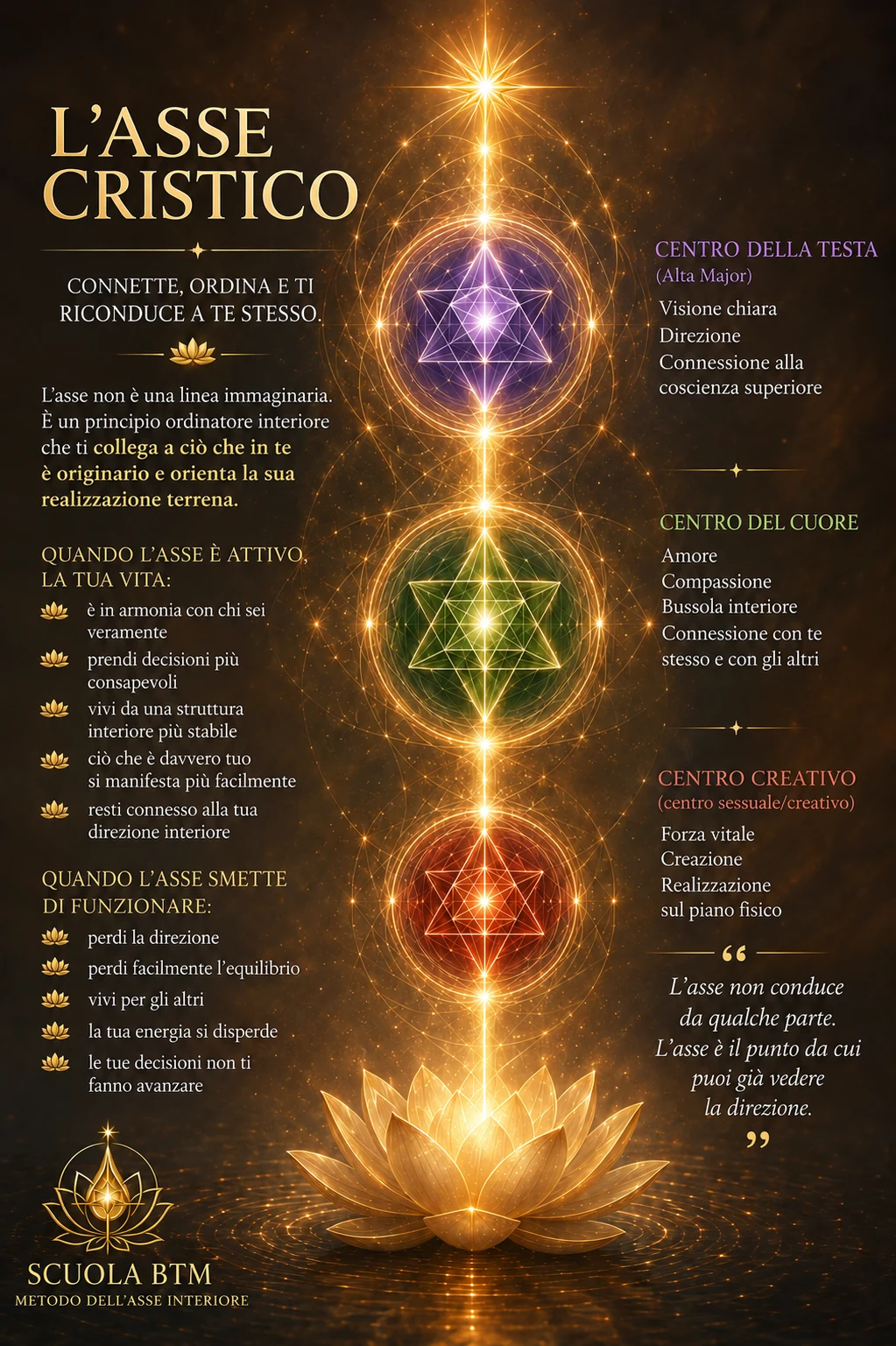 Il sistema formativo BTM parte da un riferimento interiore